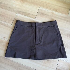 Zara Brown Mini Skort